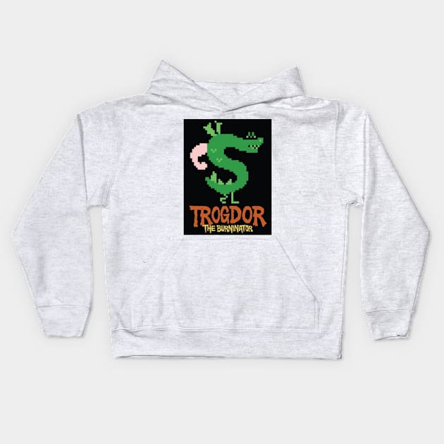 trogdor Kids Hoodie by travin_k